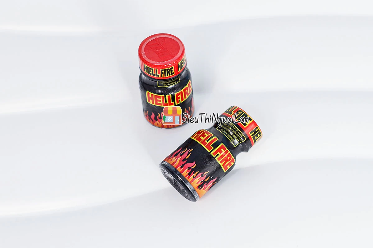 Chai hít Popper Hell Fire 10ml tăng cảm giác hưng phấn