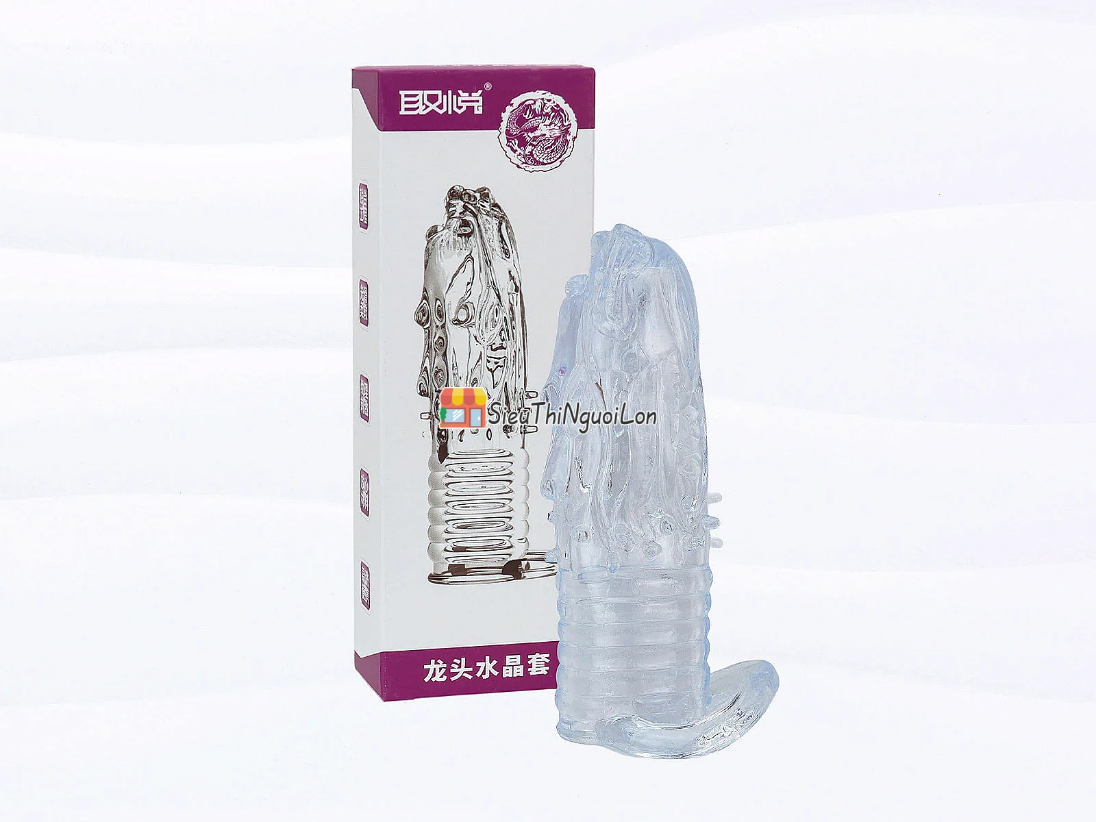 Bao cao su đôn dên đầu lân trong suốt