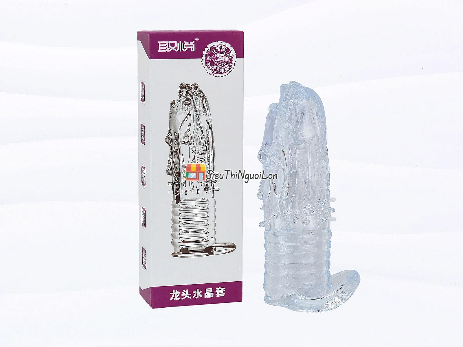 Bao cao su đôn dên đầu lân trong suốt