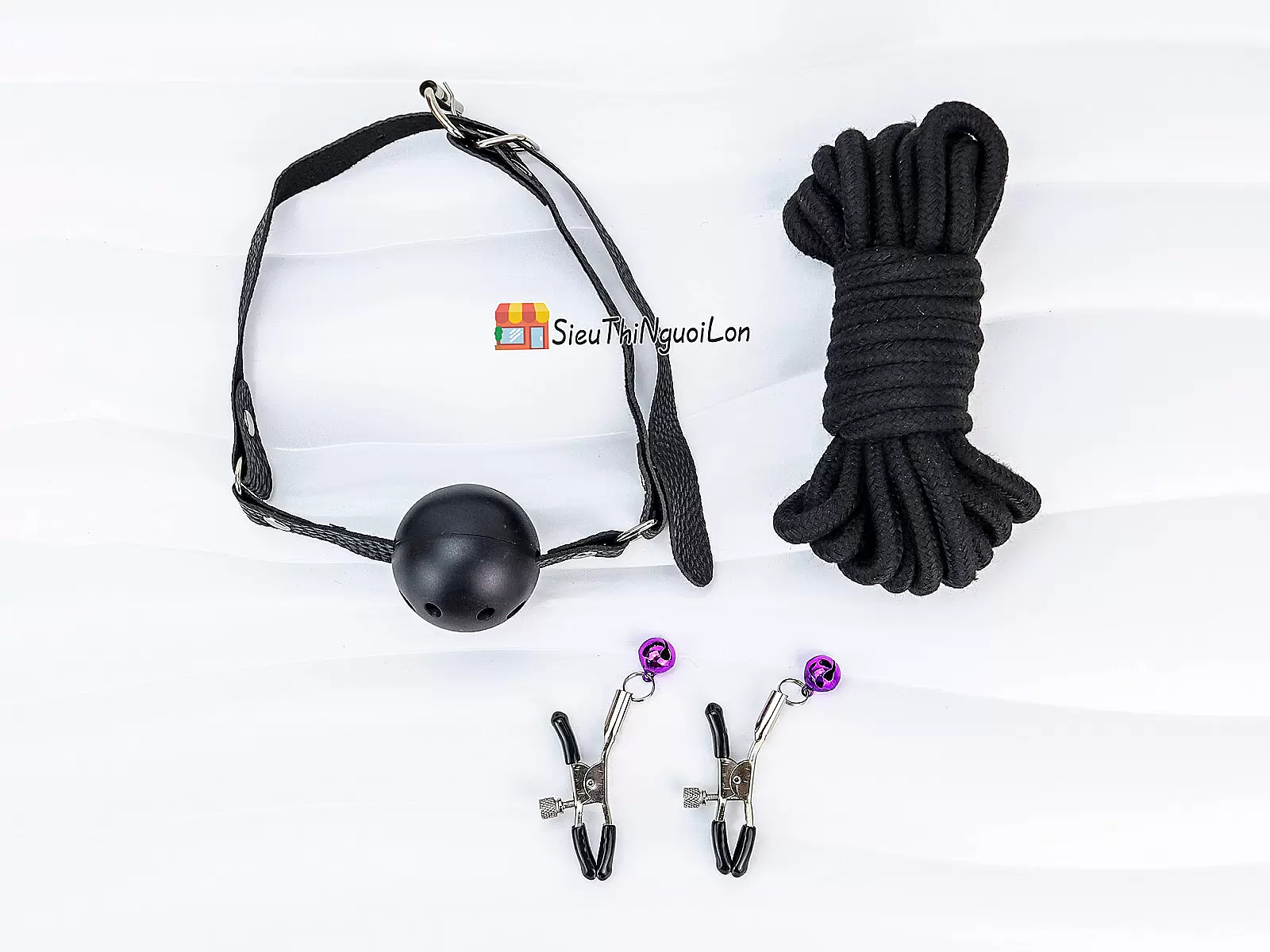 Bộ đồ chơi bạo dâm 10 món màu đen quyến rũ khơi dậy cảm xúc mới lạ