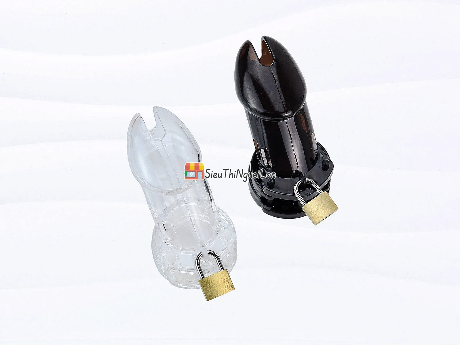 Đồ chơi bạo dâm khóa dương vật nhựa