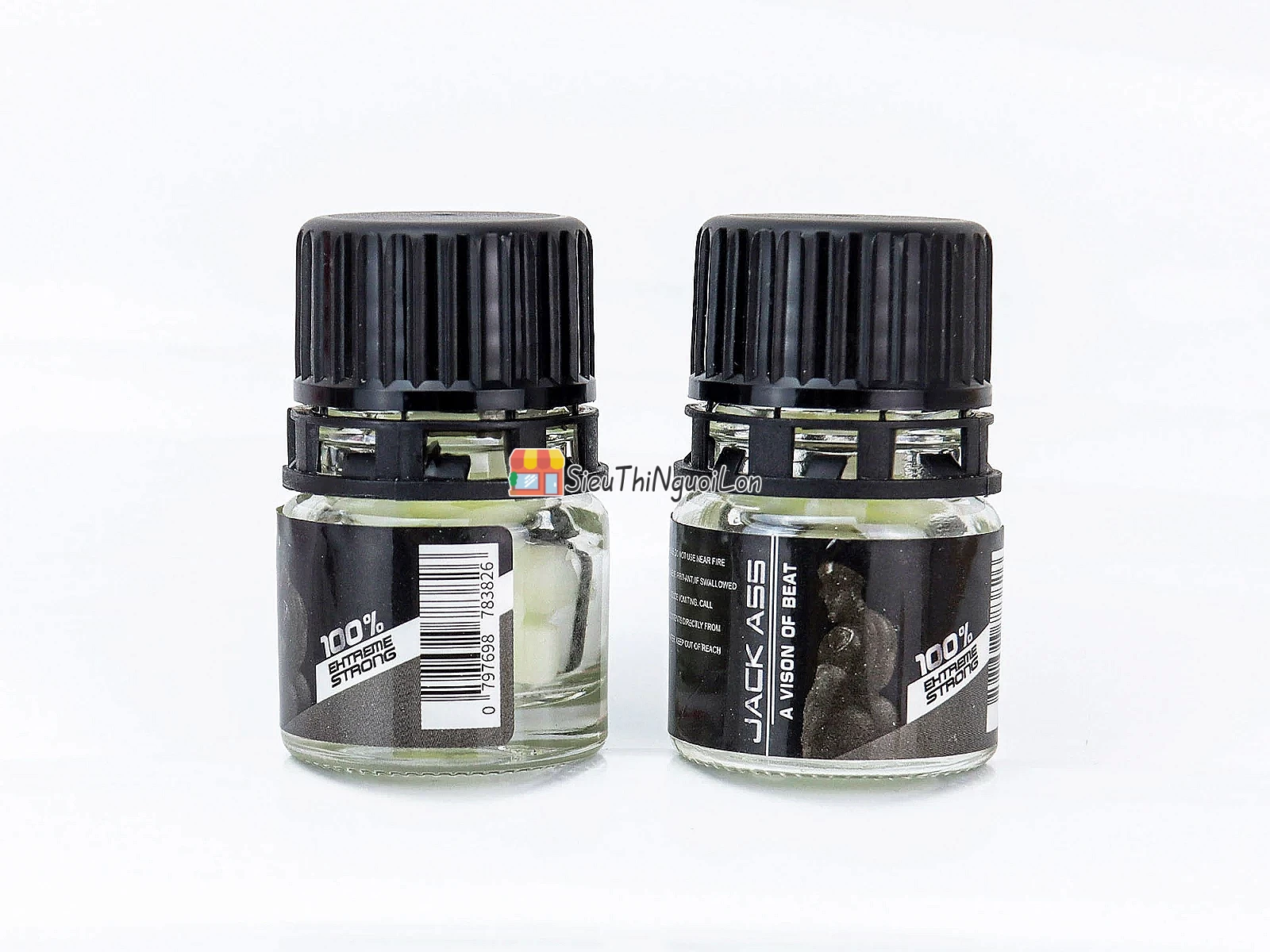 Chai hít khô dạng viên Jack Ass mang lại cảm giác thư giãn, hưng phấn nhanh chóng
