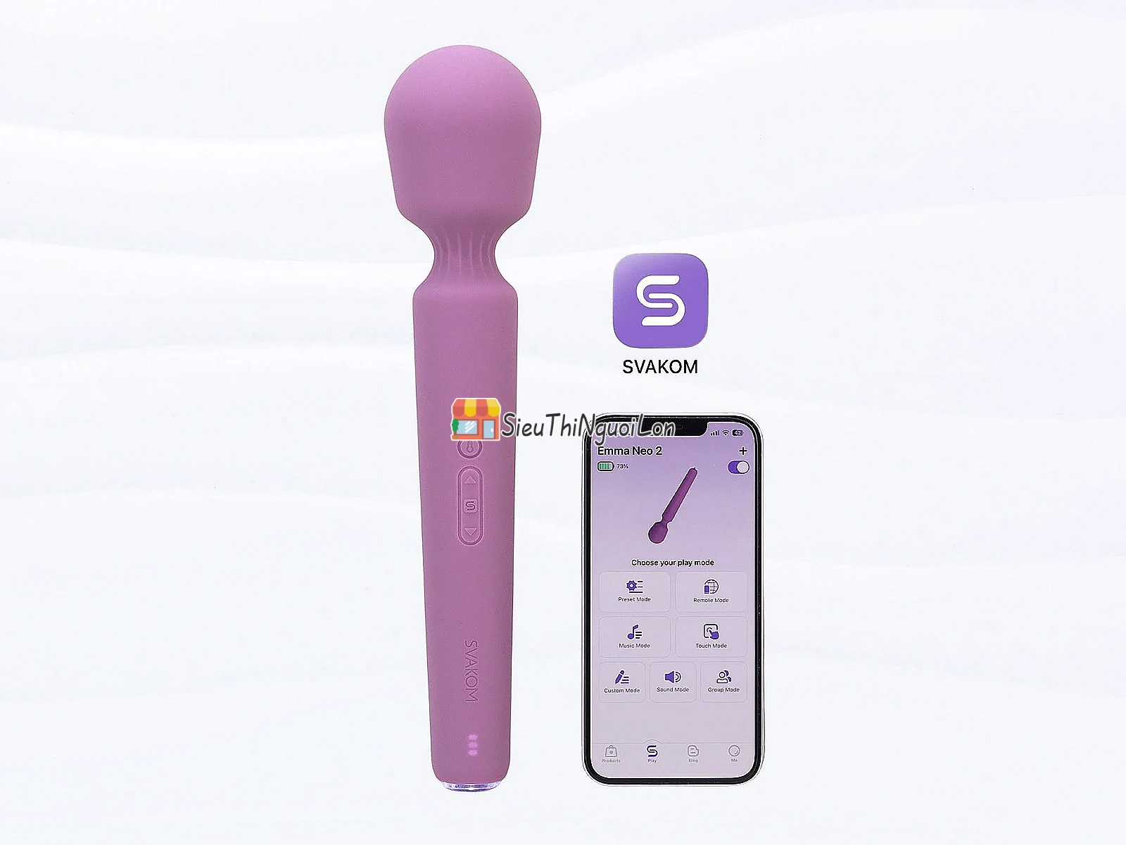 Máy massage điểm G Svakom Emma Neo 2 kết nối qua app điều khiển từ xa