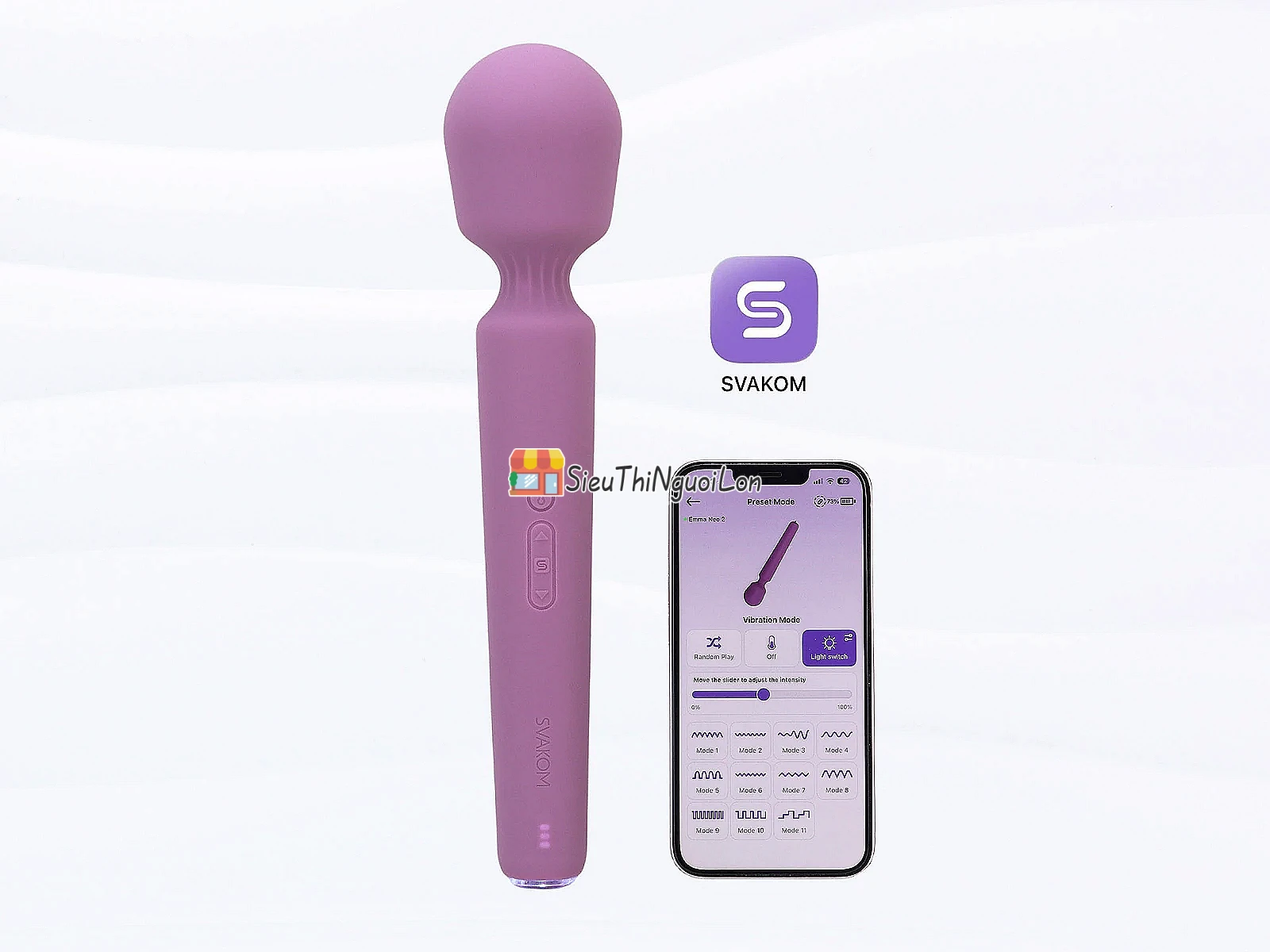 Máy massage điểm G Svakom Emma Neo 2 kết nối qua app điều khiển từ xa