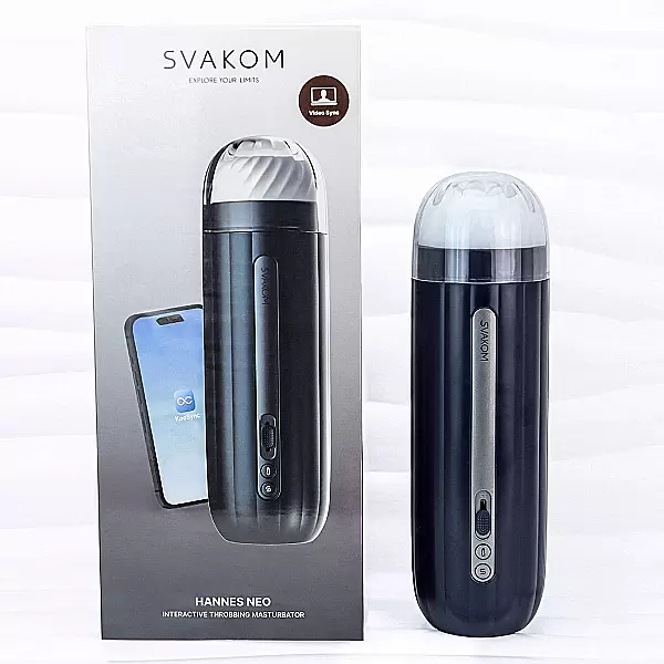 Âm Đạo Giả Svakom Hannes NEO Rung Thụt – Mút – Ấm Nóng Cao Cấp