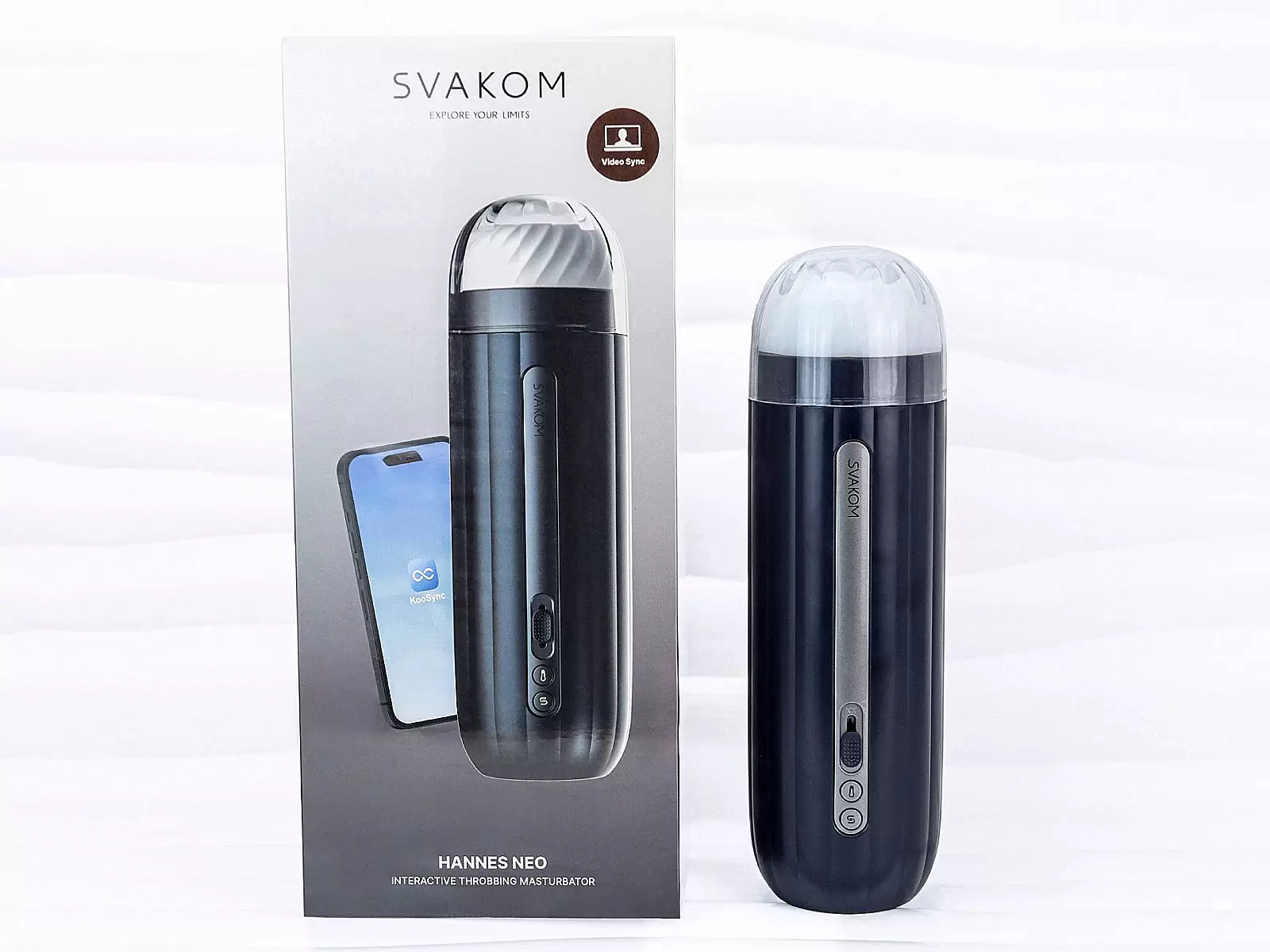 Âm Đạo Giả Svakom Hannes NEO Rung Thụt – Mút – Ấm Nóng Cao Cấp