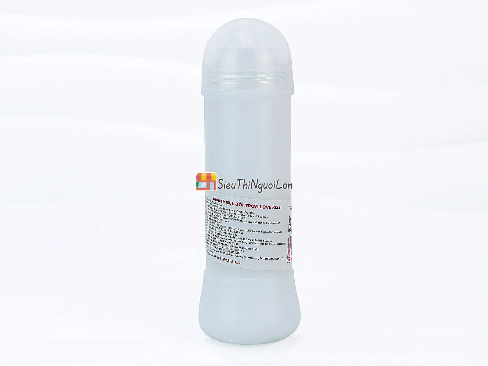Gel bôi trơn Love Kiss Water Base 330ml gốc nước an toàn, bôi trơn mượt mà