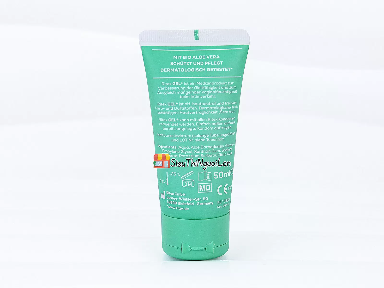 Gel bôi trơn dưỡng da lô hội Ritex GEL+ bổ sung độ ẩm và chăm sóc vùng da nhạy cảm