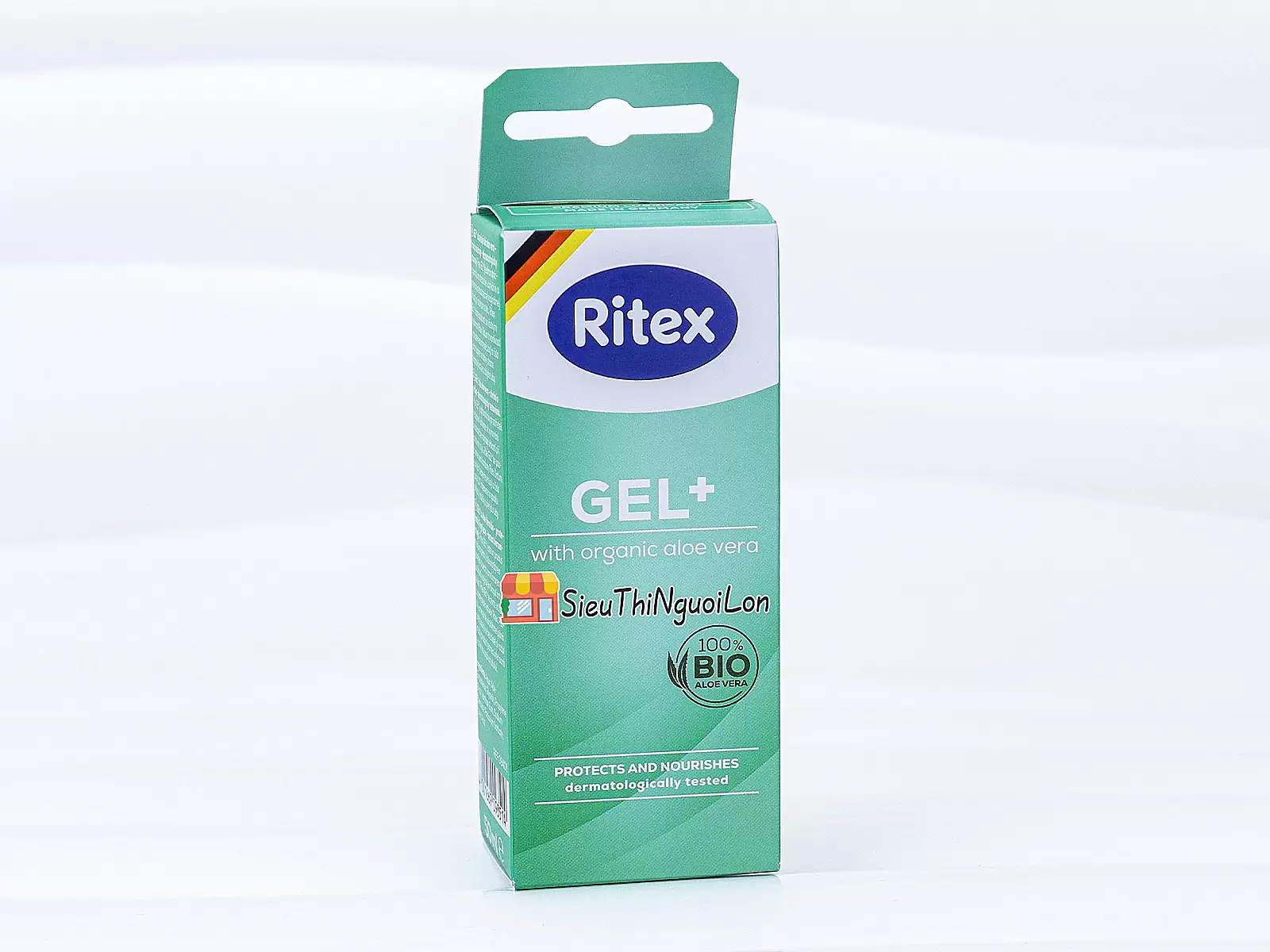 Gel bôi trơn dưỡng da lô hội Ritex GEL+ bổ sung độ ẩm và chăm sóc vùng da nhạy cảm