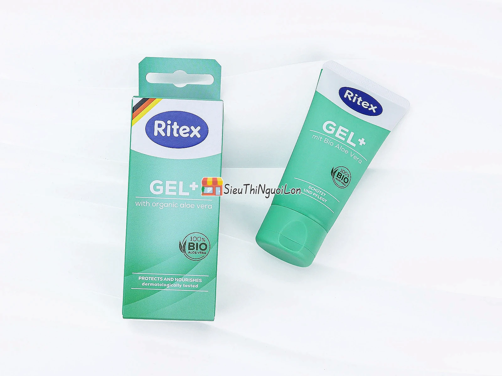 Gel bôi trơn lô hội Ritex GEL+ bổ sung độ ẩm nhâp khẩu Đức