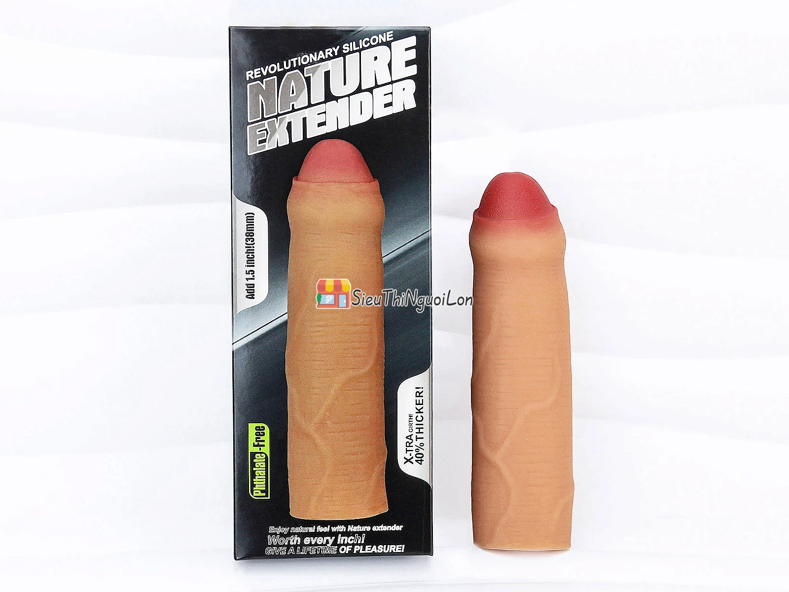 Bao cao su tăng độ dày tăng kích thước Lovetoy Nature Extender