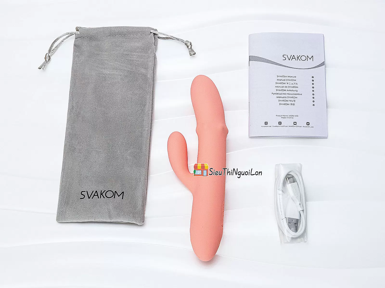 Dương vật giả rung chạy bi đa năng Svakom Mora Neo điều khiển từ xa toàn cầu