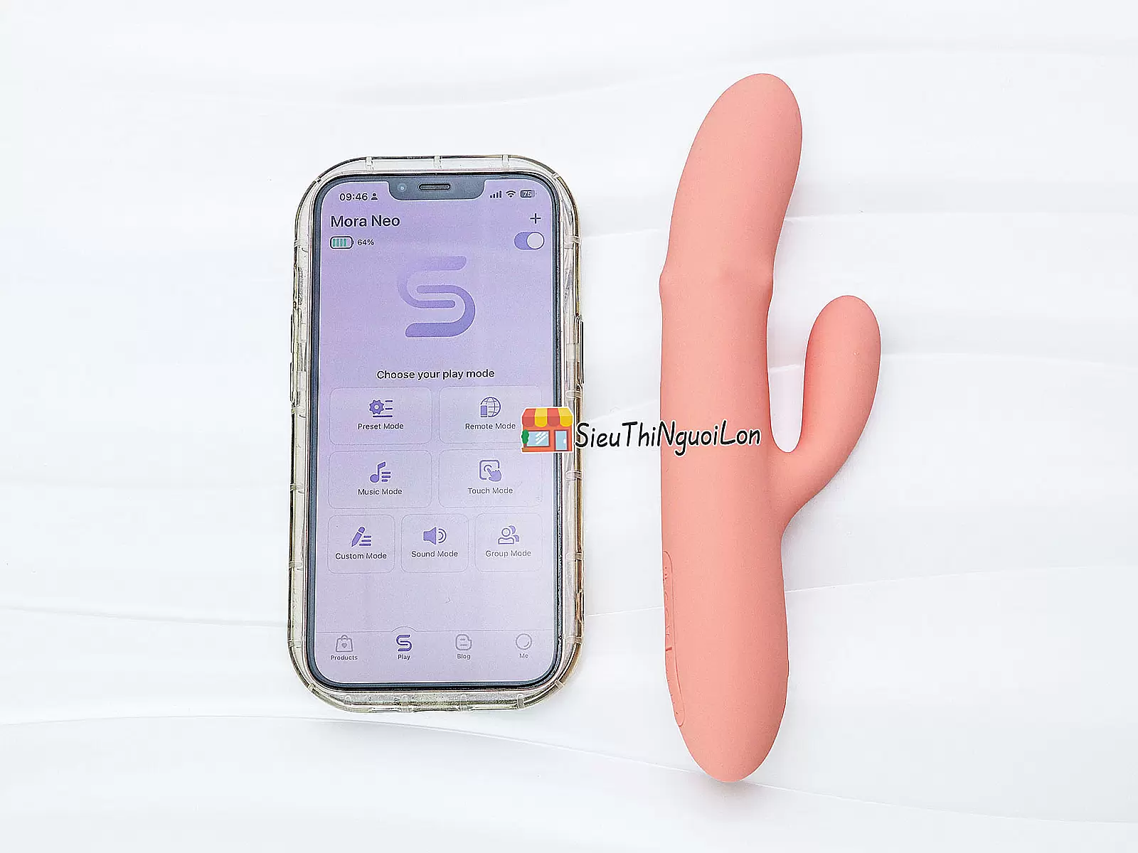 Dương vật giả rung chạy bi đa năng Svakom Mora Neo điều khiển từ xa toàn cầu