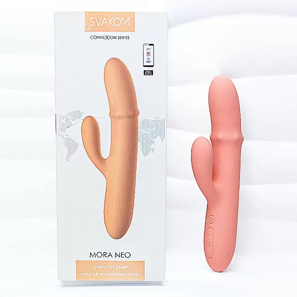 Dương vật giả rung chạy bi đa năng Svakom Mora Neo điều khiển từ xa toàn cầu