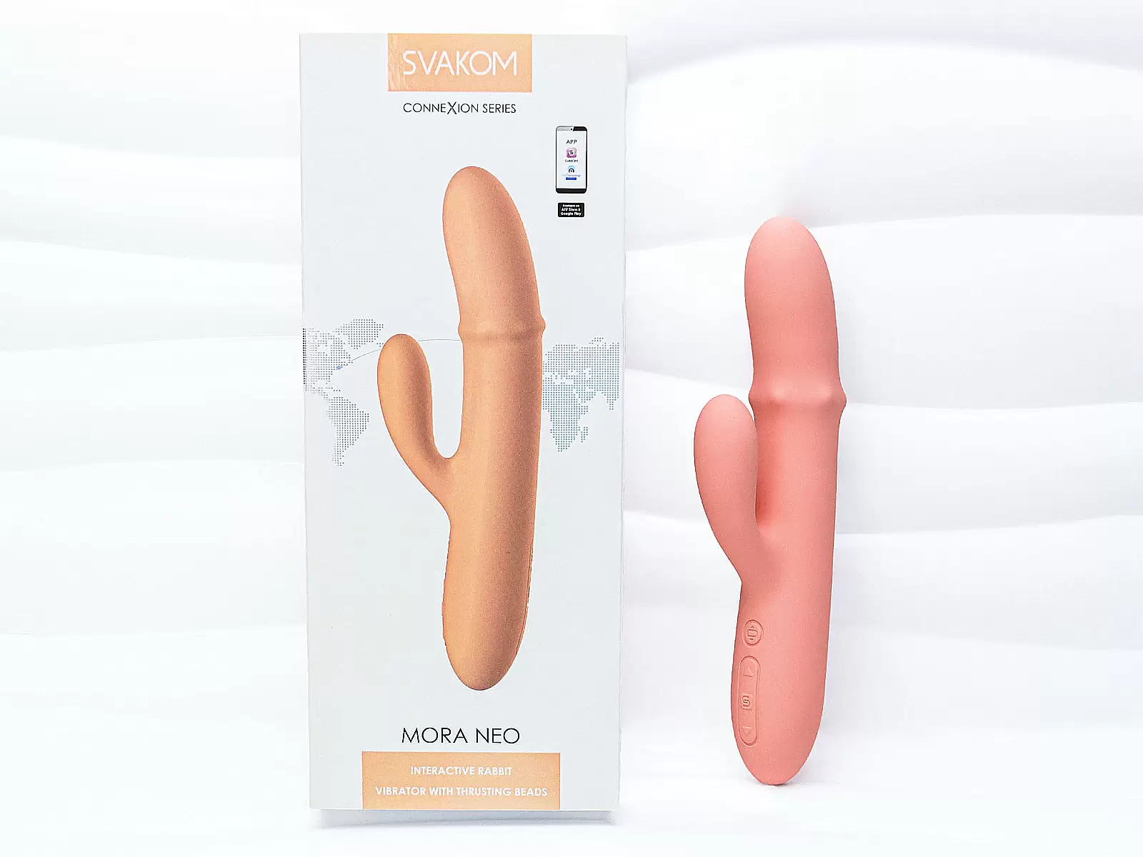 Dương vật giả rung chạy bi đa năng Svakom Mora Neo điều khiển từ xa toàn cầu