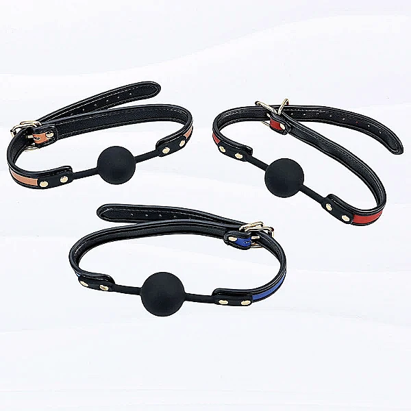 Đồ chơi bạo dâm khoá miệng silicon da 3 màu Luxury Fetish