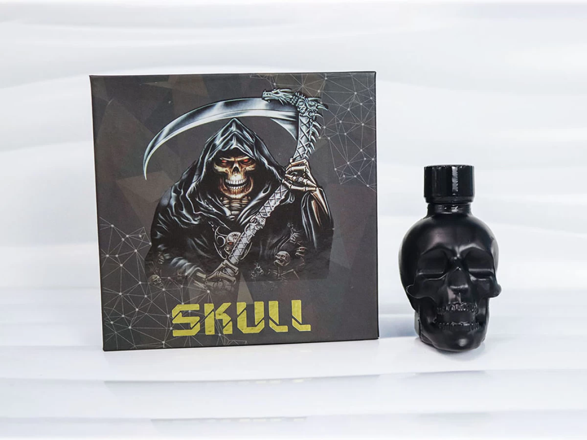 Chai ngửi Skull đen tăng cảm gi&aacute;c kho&aacute;i cảm