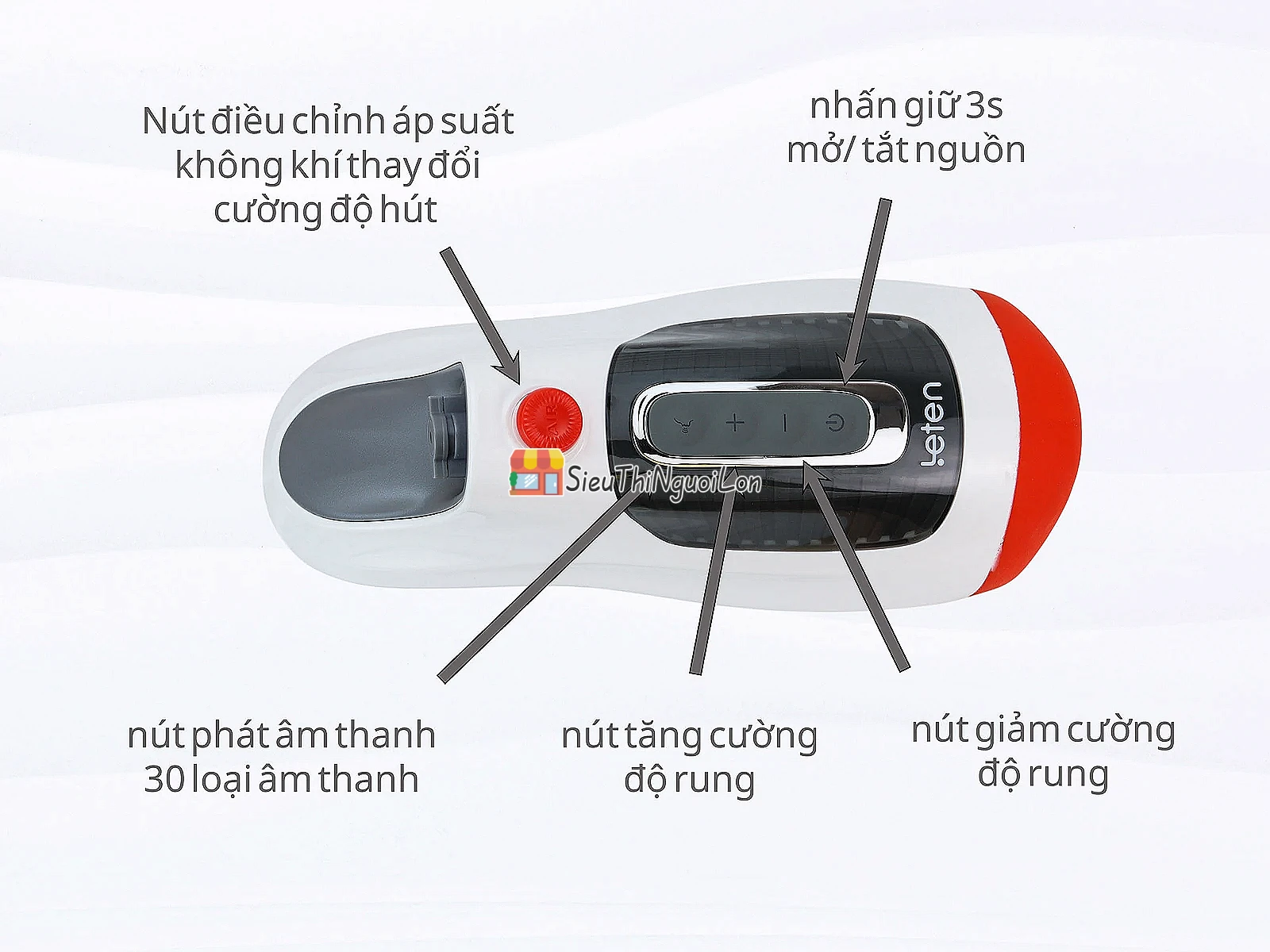 Máy thổi kèn tự động Leten Air Oral mô phỏng cảm giác quan hệ bằng miệng