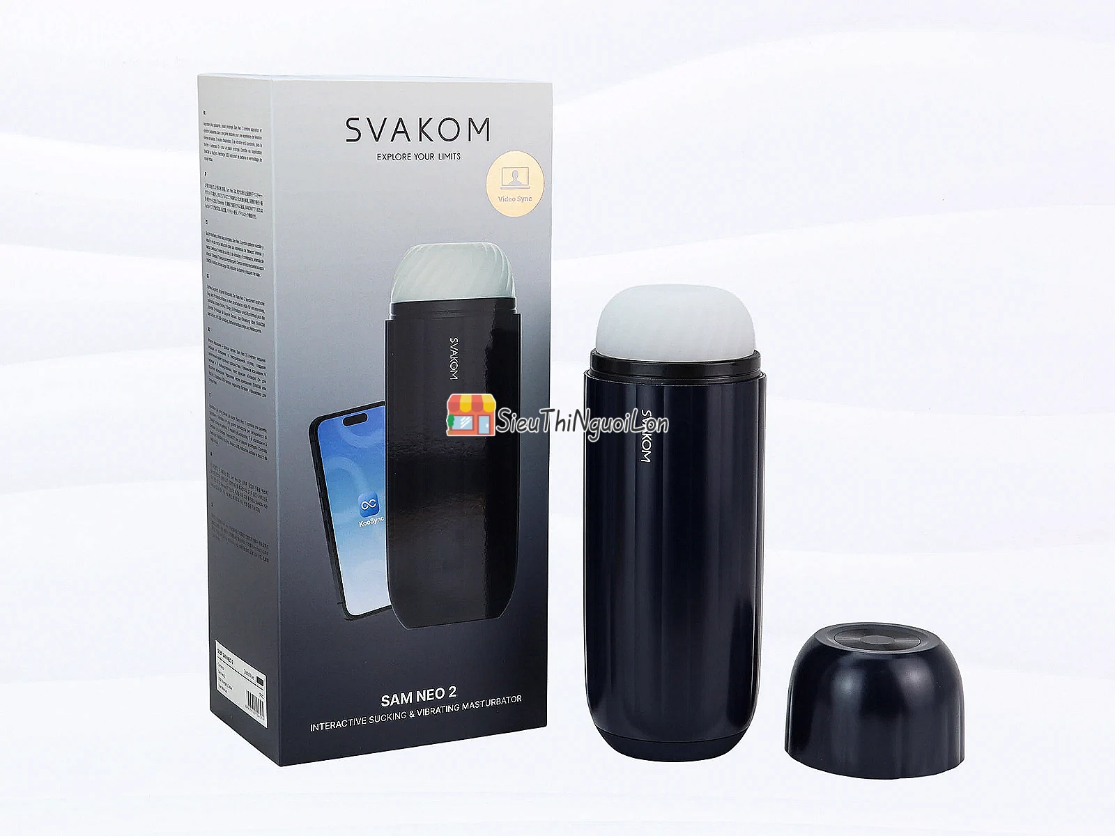 Máy thủ dâm âm đạo giả tự động Svakom Sam Neo 2 kết nối qua App điện thoại