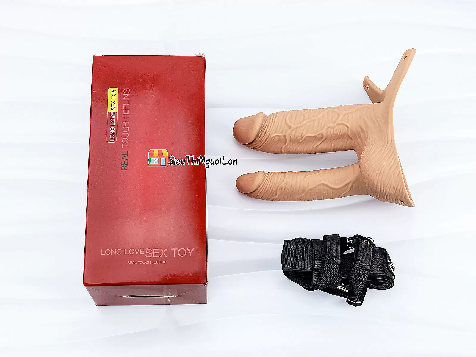 Dương vật giả có dây đeo 2 đầu LONG LOVE