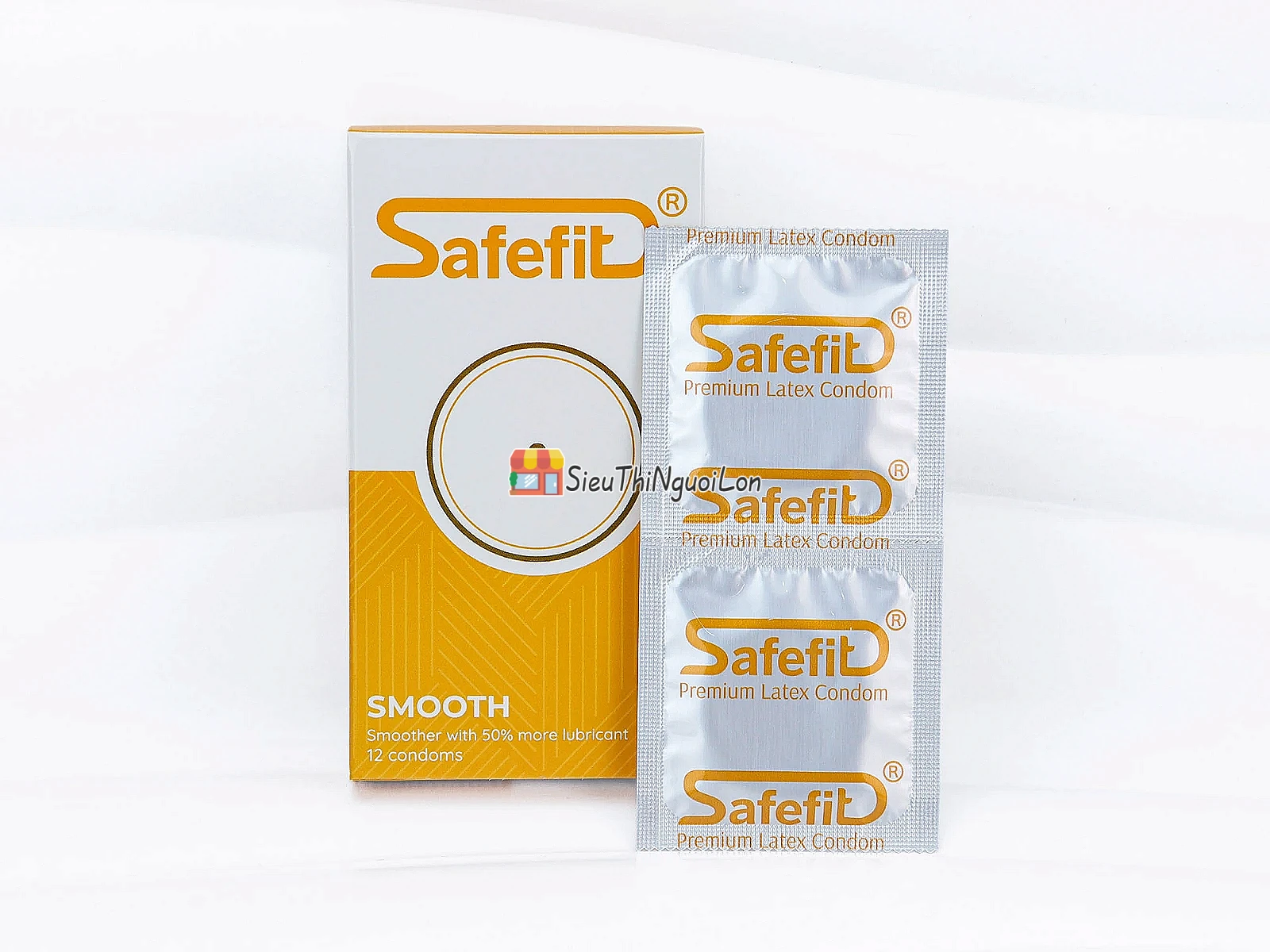 Bao cao su Safefit Smooth bôi trơn nhiều hơn, cảm giác thoải mái