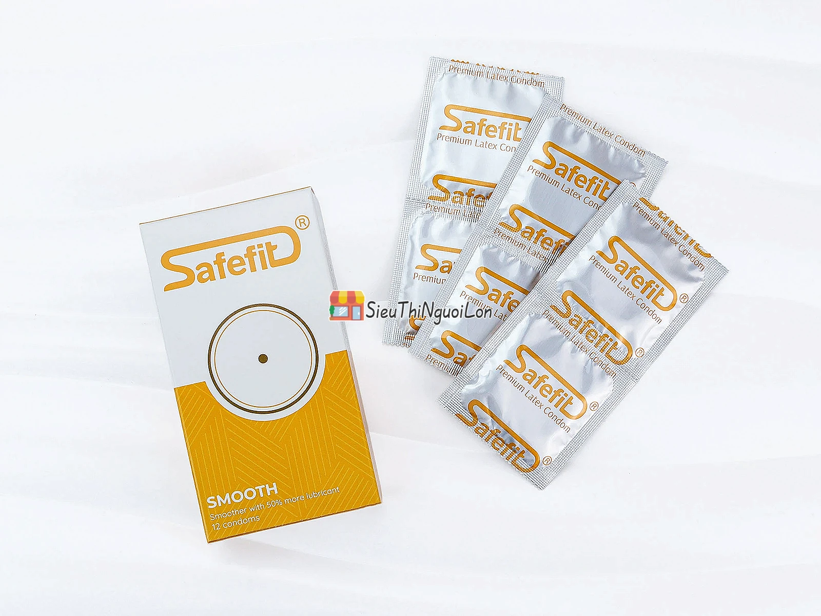 Bao cao su Safefit Smooth bôi trơn nhiều hơn, cảm giác thoải mái