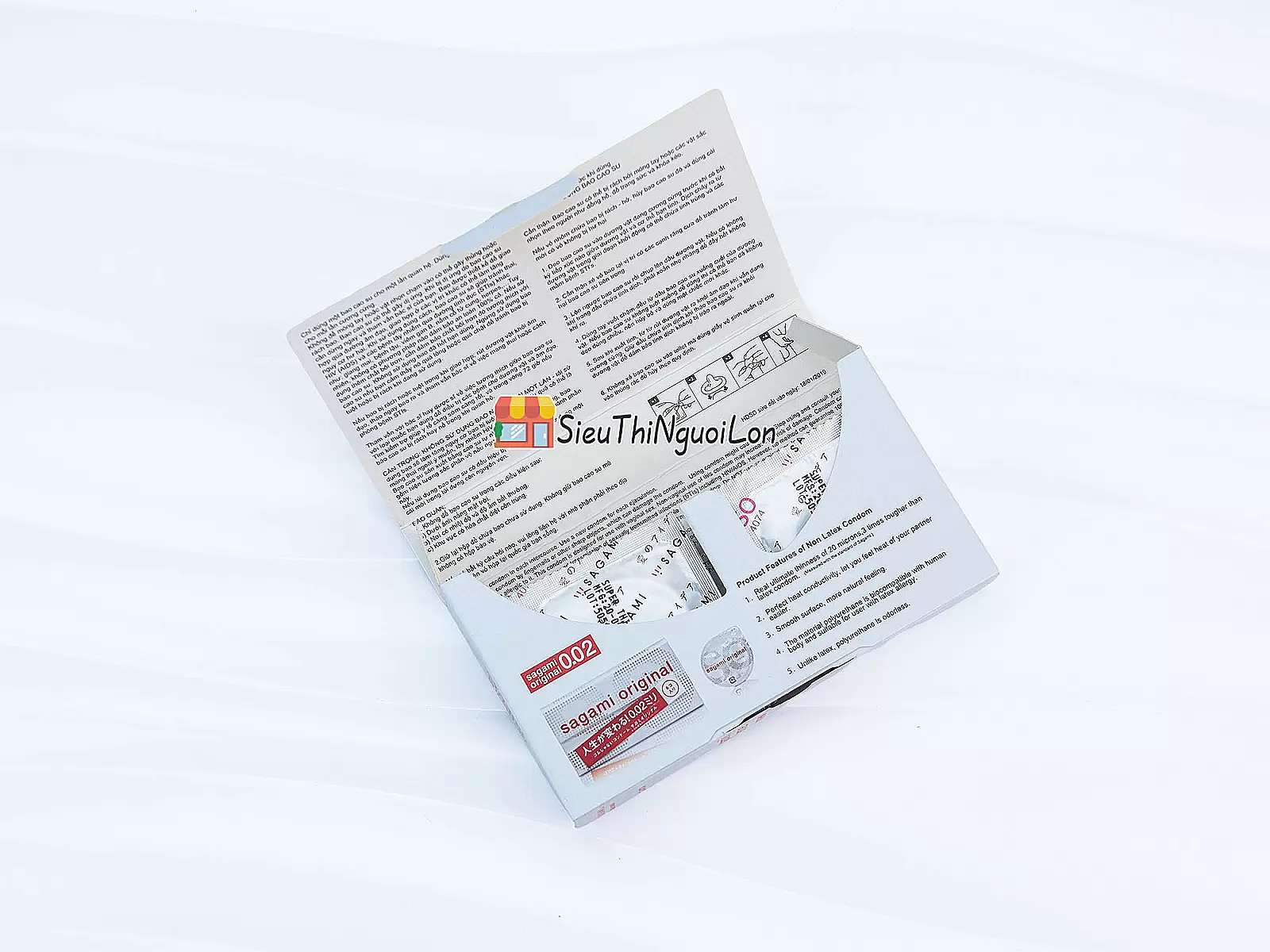 Bao cao su Sagami hộp 10 bao