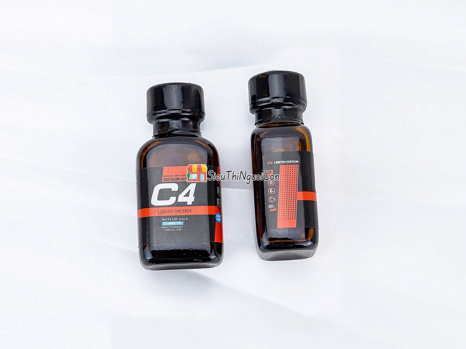 Chai hít C4 Liquid Incense Red 30ml tăng cảm giác khoái cảm