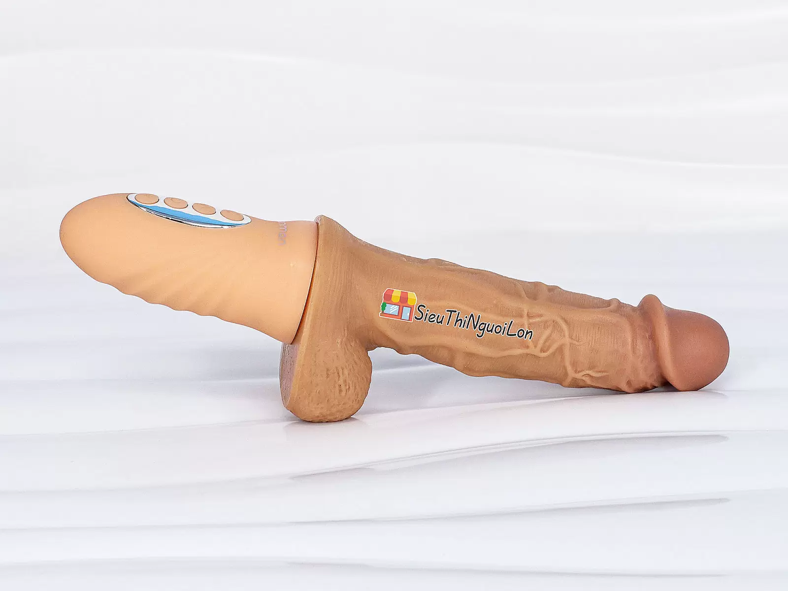Dương vật giả Intense rung thụt, phát nhiệt 42 độ