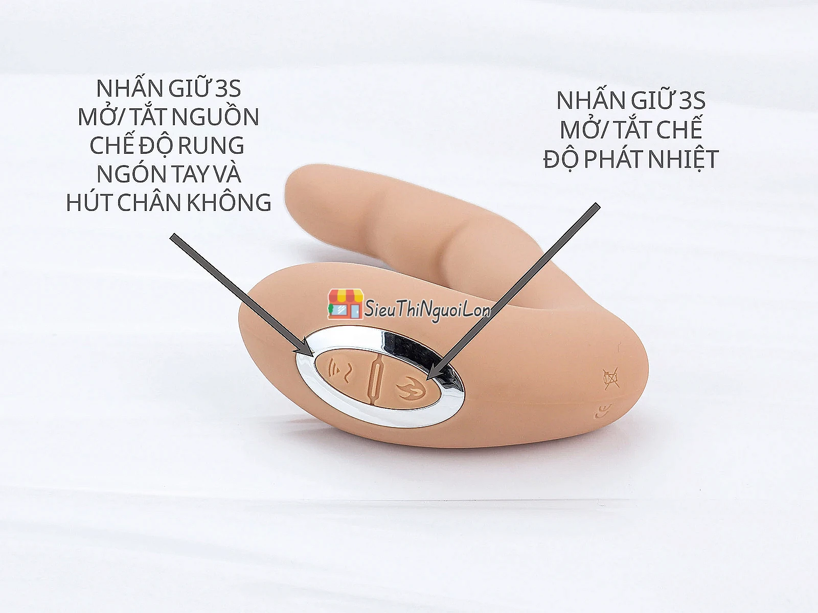Ngón tay rung hút JIUAI Finger Vibrator mô phỏng ngón tay thật kích thích đa chiều
