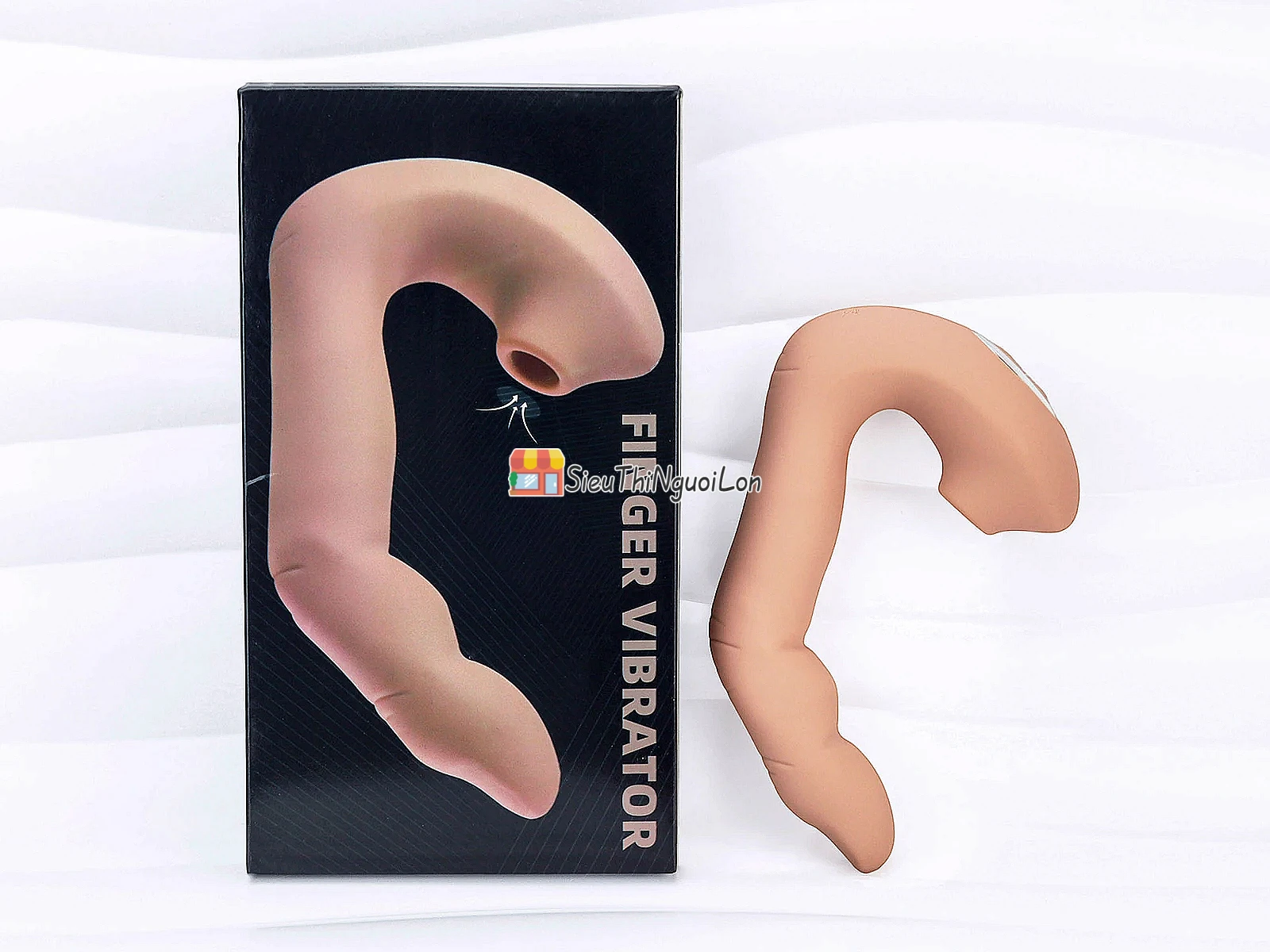 Ngón tay rung hút JIUAI Finger Vibrator mô phỏng ngón tay thật kích thích đa chiều