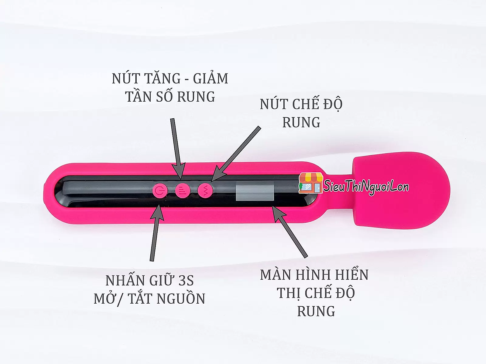 Máy massage 10 tần số rung kích thích điểm G mạnh mẽ
