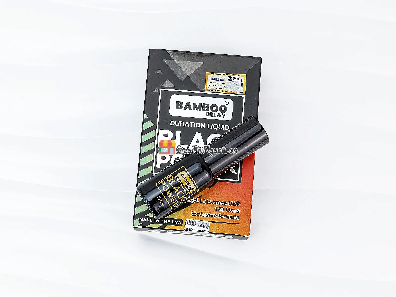 Bamboo Black Power Delay Spray xịt kéo dài thời gian cao cấp cho nam giới