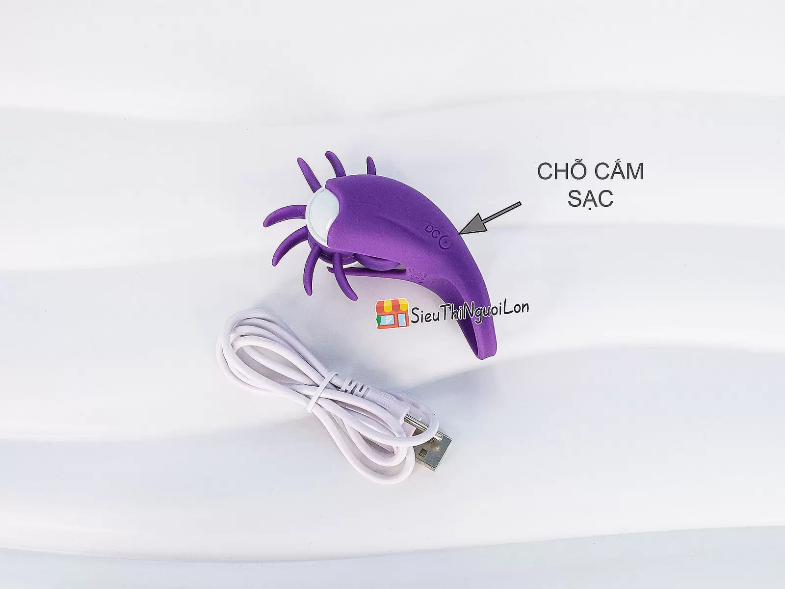 Vòng đeo lưỡi rung xoay kích thích CHI rung 10 chế độ