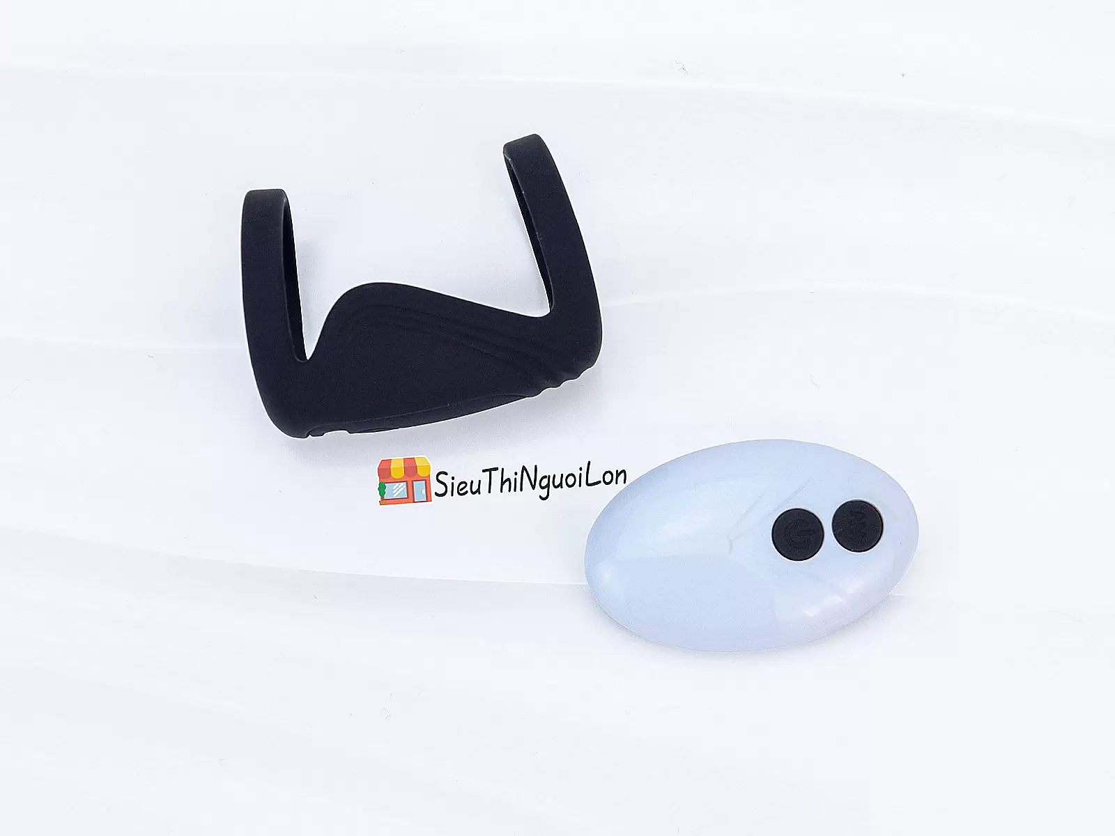 Vòng đeo dương vật Bicyclic Ring kèm điều khiển từ xa (không kèm dương vật giả)