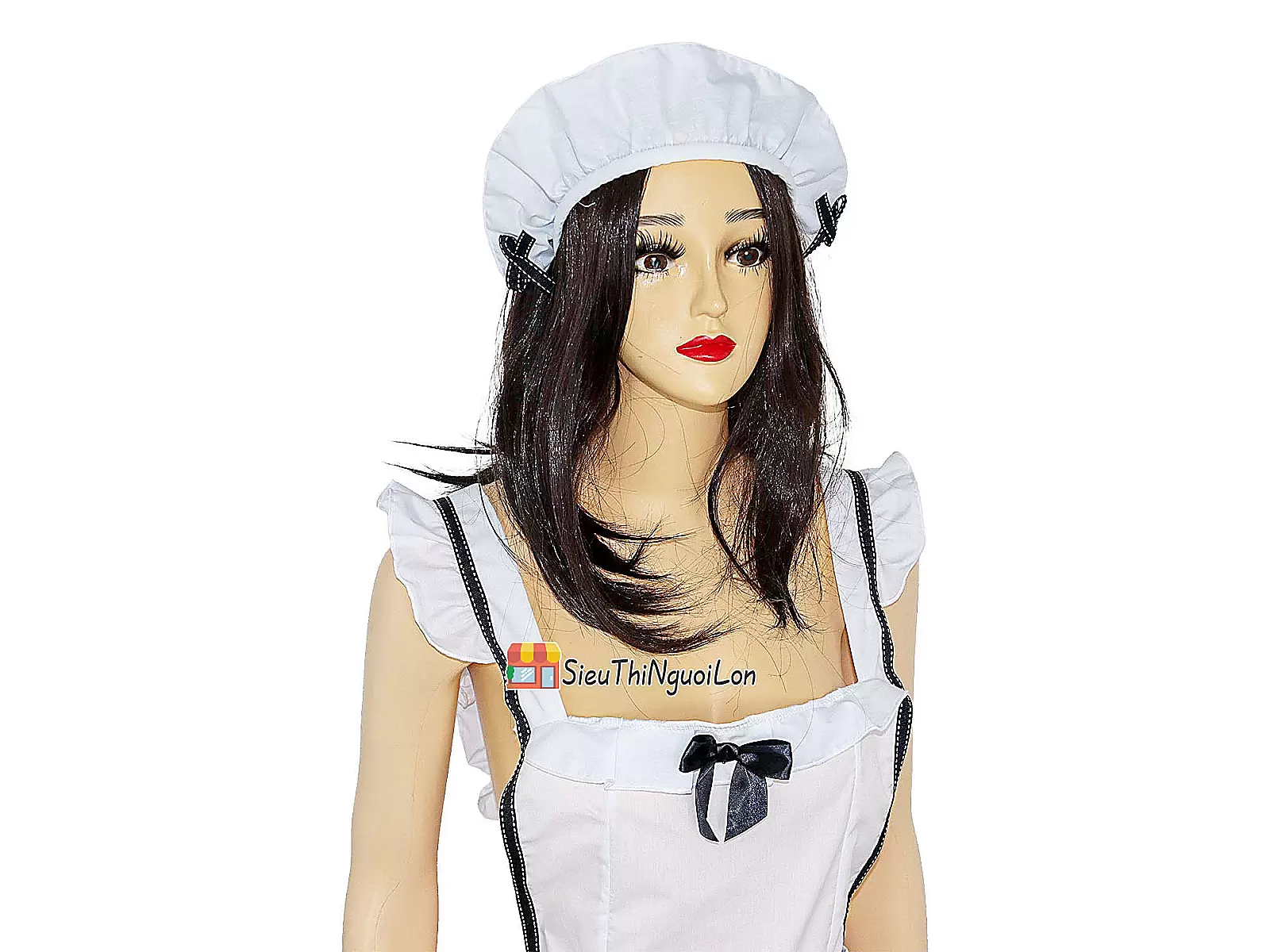 Bộ đồ chơi bạo dâm váy tạp dề quyến rũ