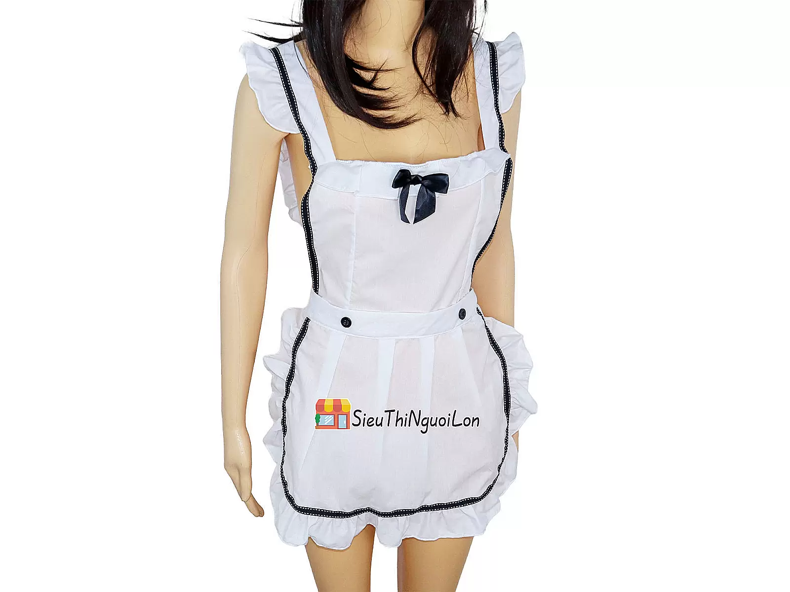 Bộ đồ chơi bạo dâm váy tạp dề quyến rũ