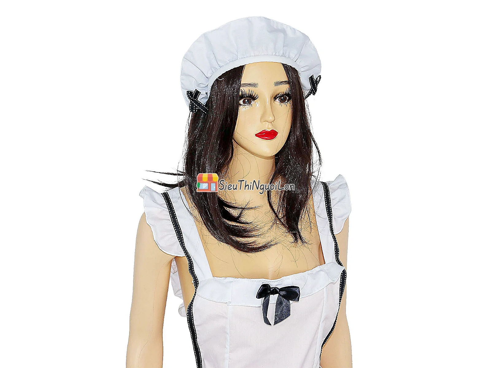 Bộ đồ chơi bạo dâm váy tạp dề quyến rũ