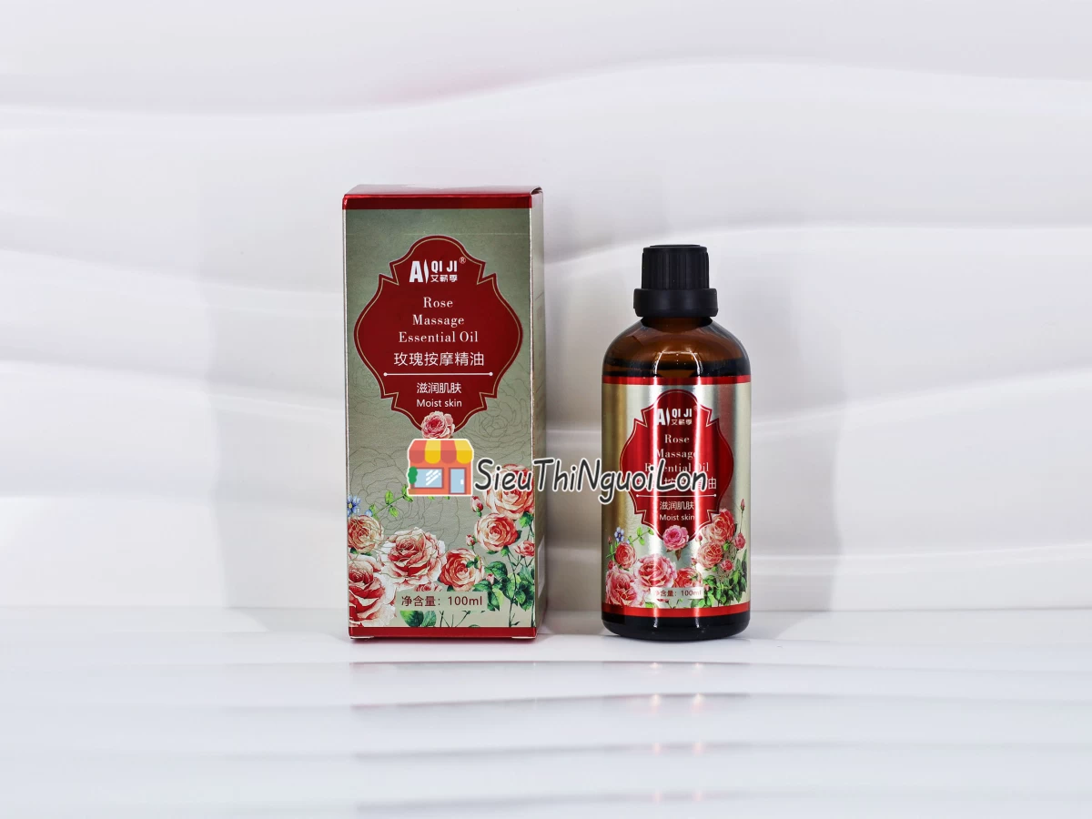 Tinh dầu massage body hoa hồng Essential 100ml