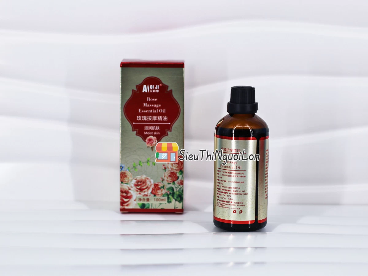 Tinh dầu massage body hoa hồng Essential 100ml