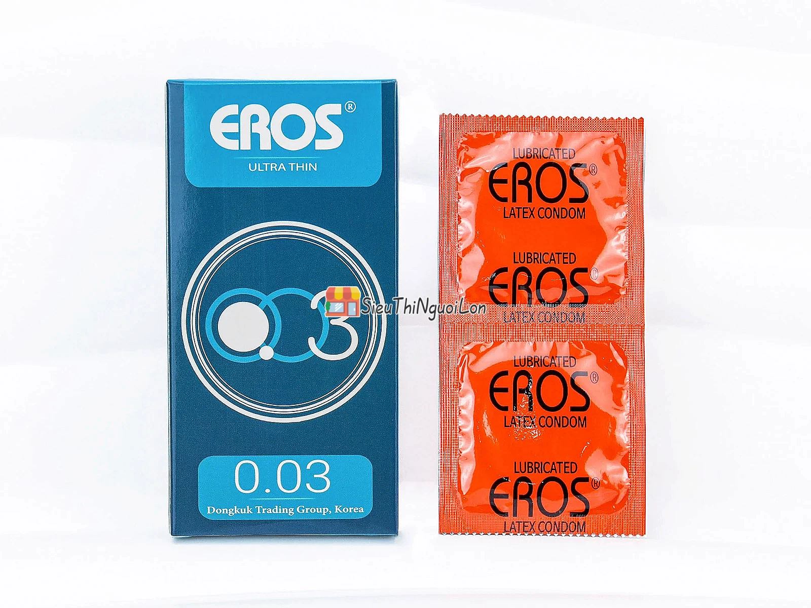 Bao cao su EROS Ultra Thin 0.03 siêu mỏng, cảm giác chân thật tối đa