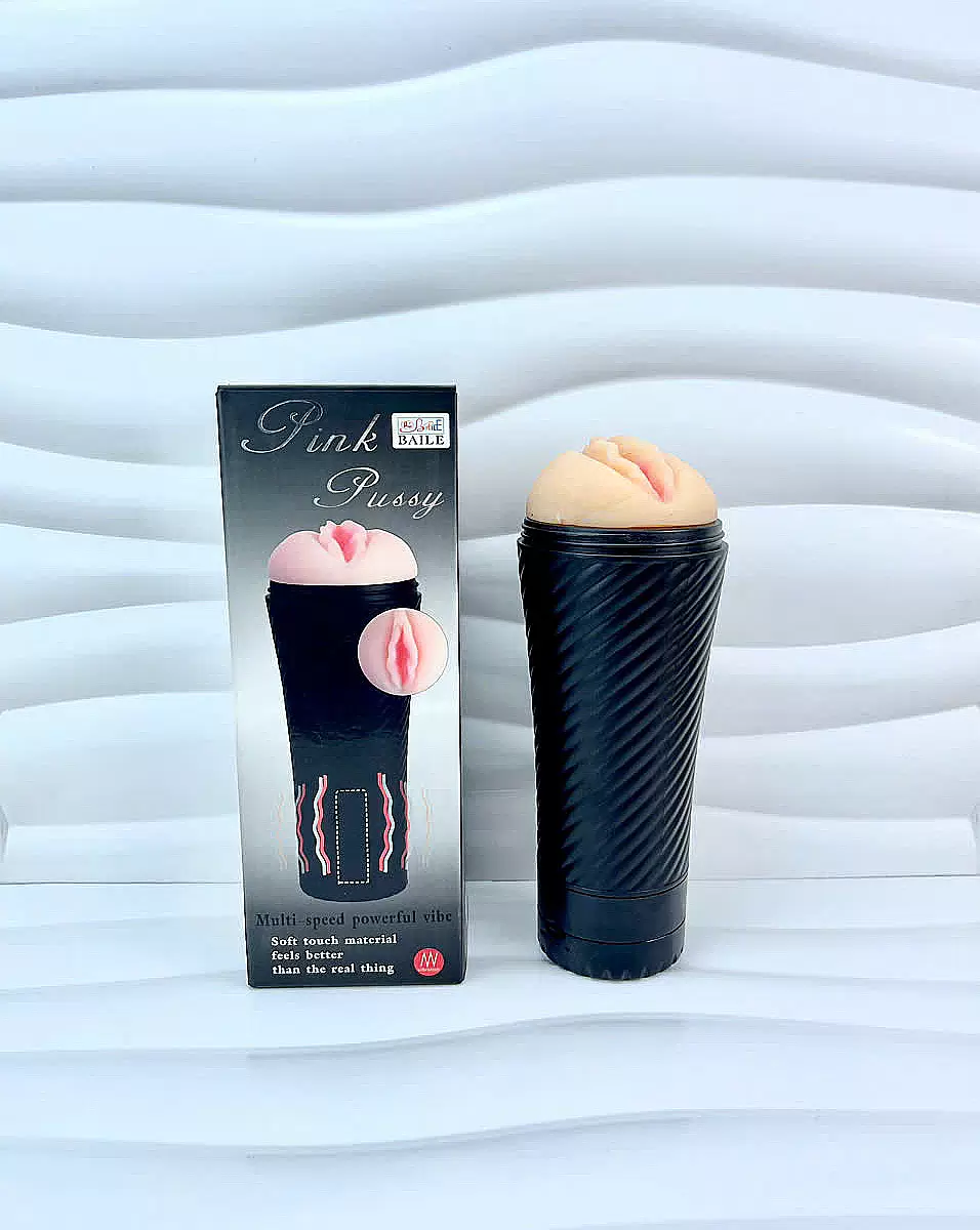 Thanh Lý - Âm đạo giả Pink Pussy rung bình thường, silicon rách nhẹ