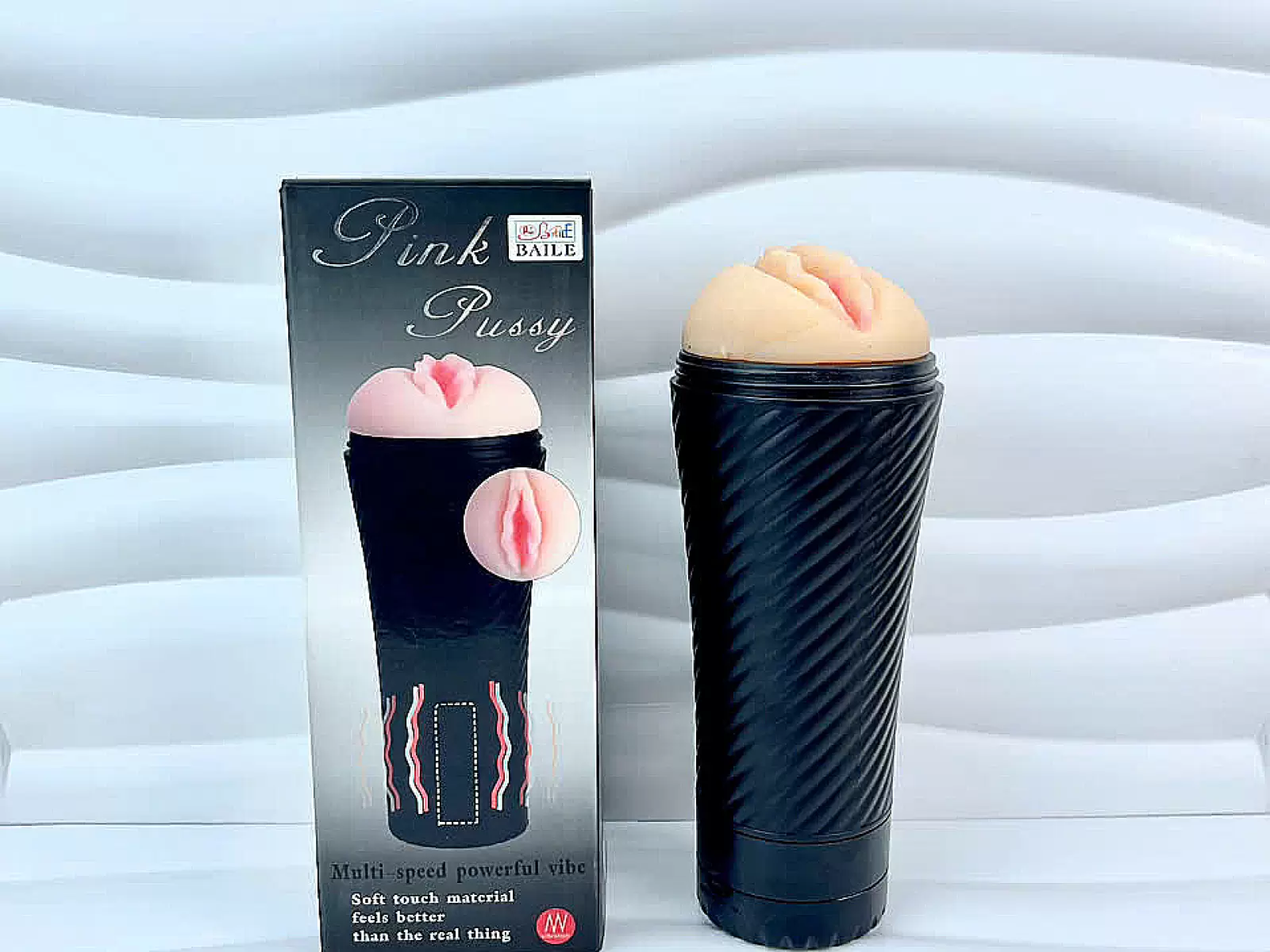 Thanh L&yacute; - &Acirc;m đạo giả Pink Pussy rung b&igrave;nh thường, silicon r&aacute;ch nhẹ