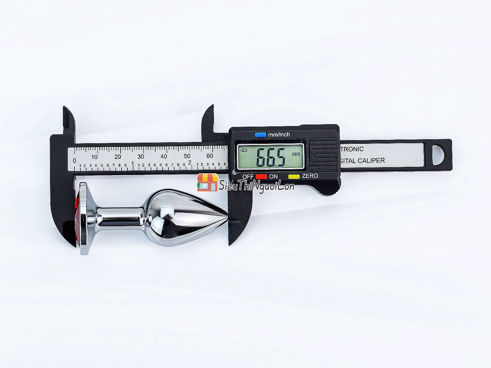 Đồ chơi kích hậu Inox size 2.55 cm pha lê nhiều màu sắc