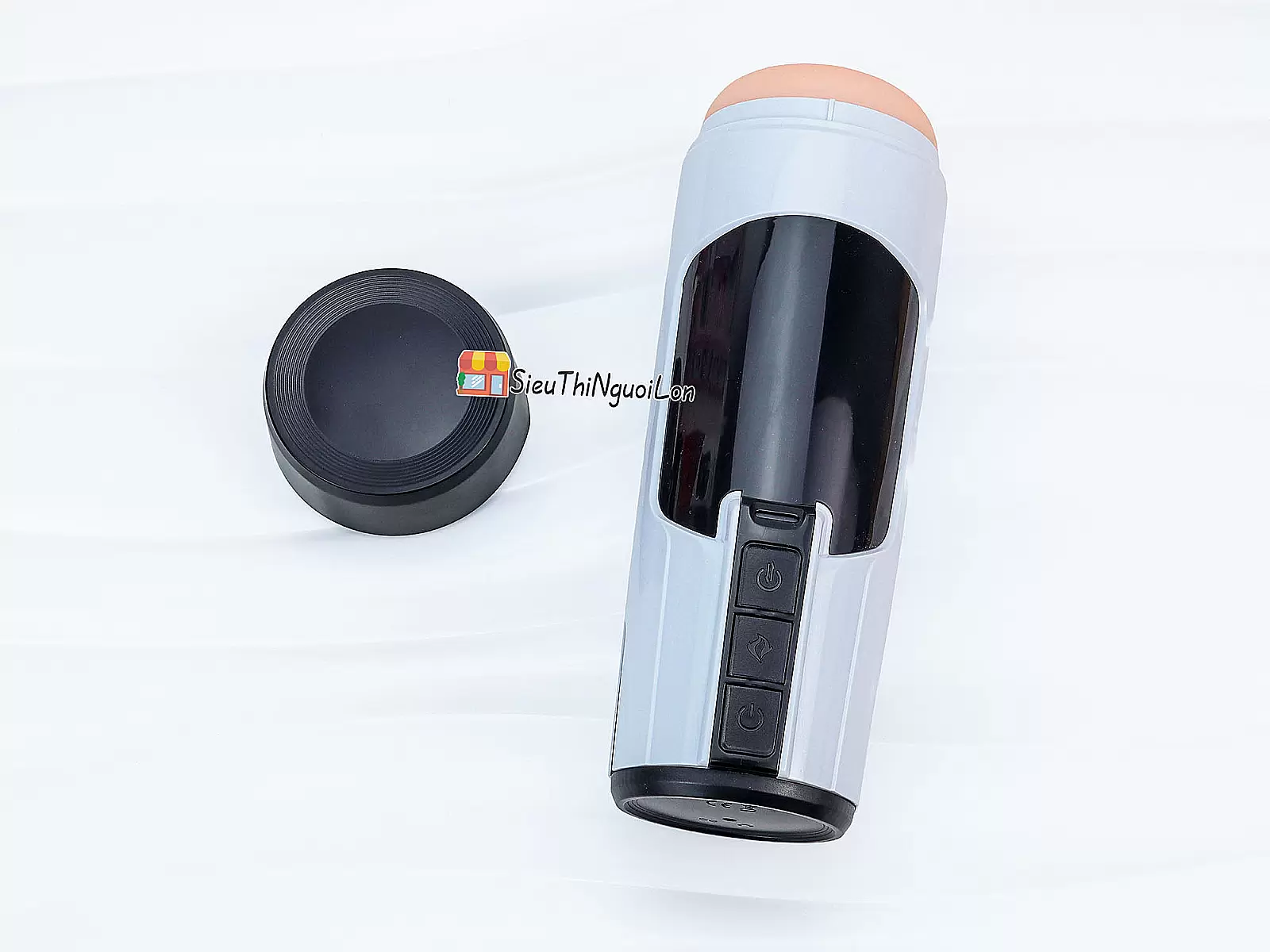 Cốc âm đạo giả Space rung, thụt, phát nhiệt,kèm tai nghe