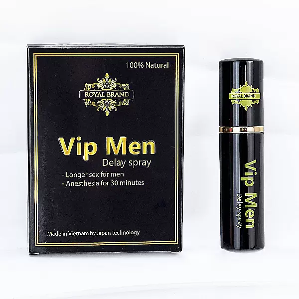 Chai xịt hỗ trợ kéo dài thời gian quan hệ Vip Men Delay Spray