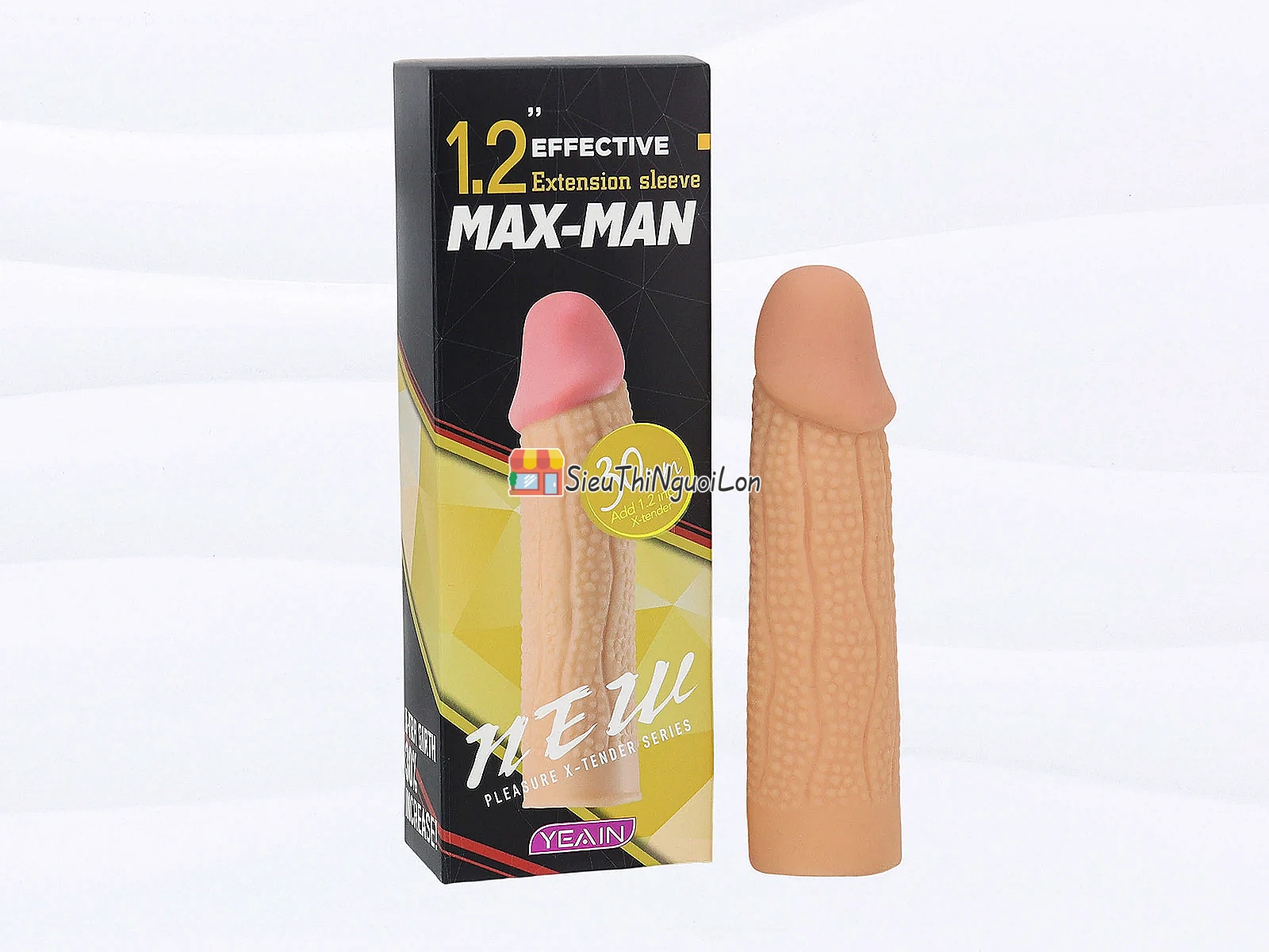 Bao cao su đôn dên Max Man 1.2 Effective bề mặt gai ma sát kích thích