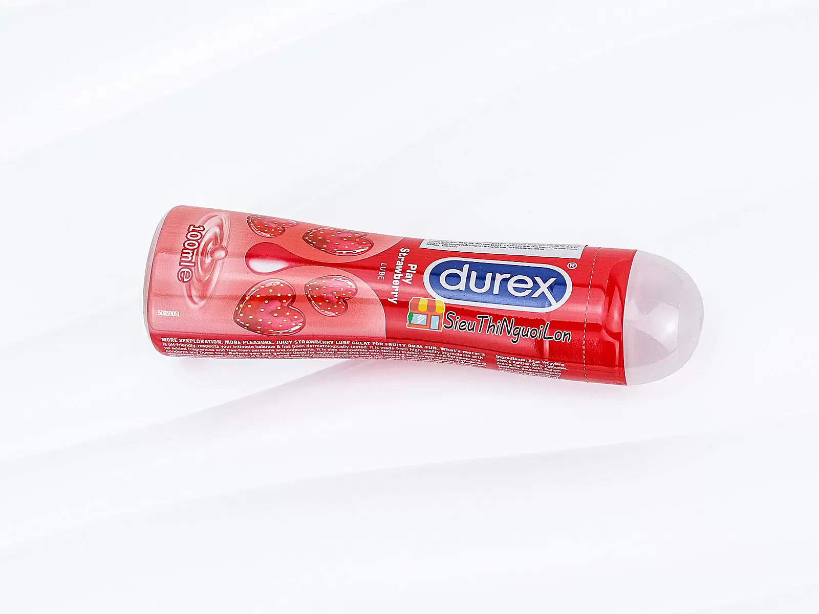 Gel bôi trơn gốc nước DUREX Play Saucy Strawberry mang đến cảm giác trơn mượt tự nhiên