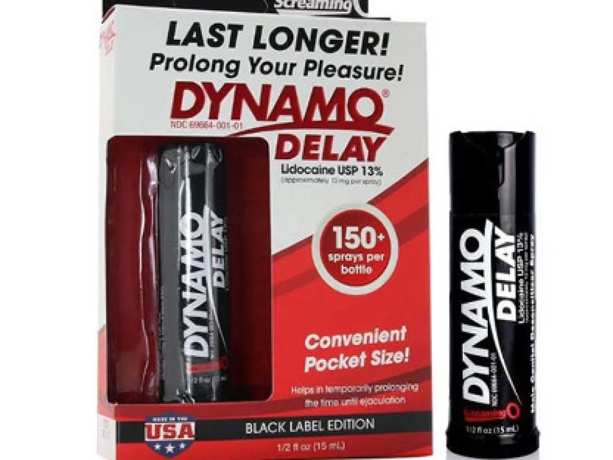 Xịt kéo dài cuộc chơi Dynamo Delay Black Label Edition
