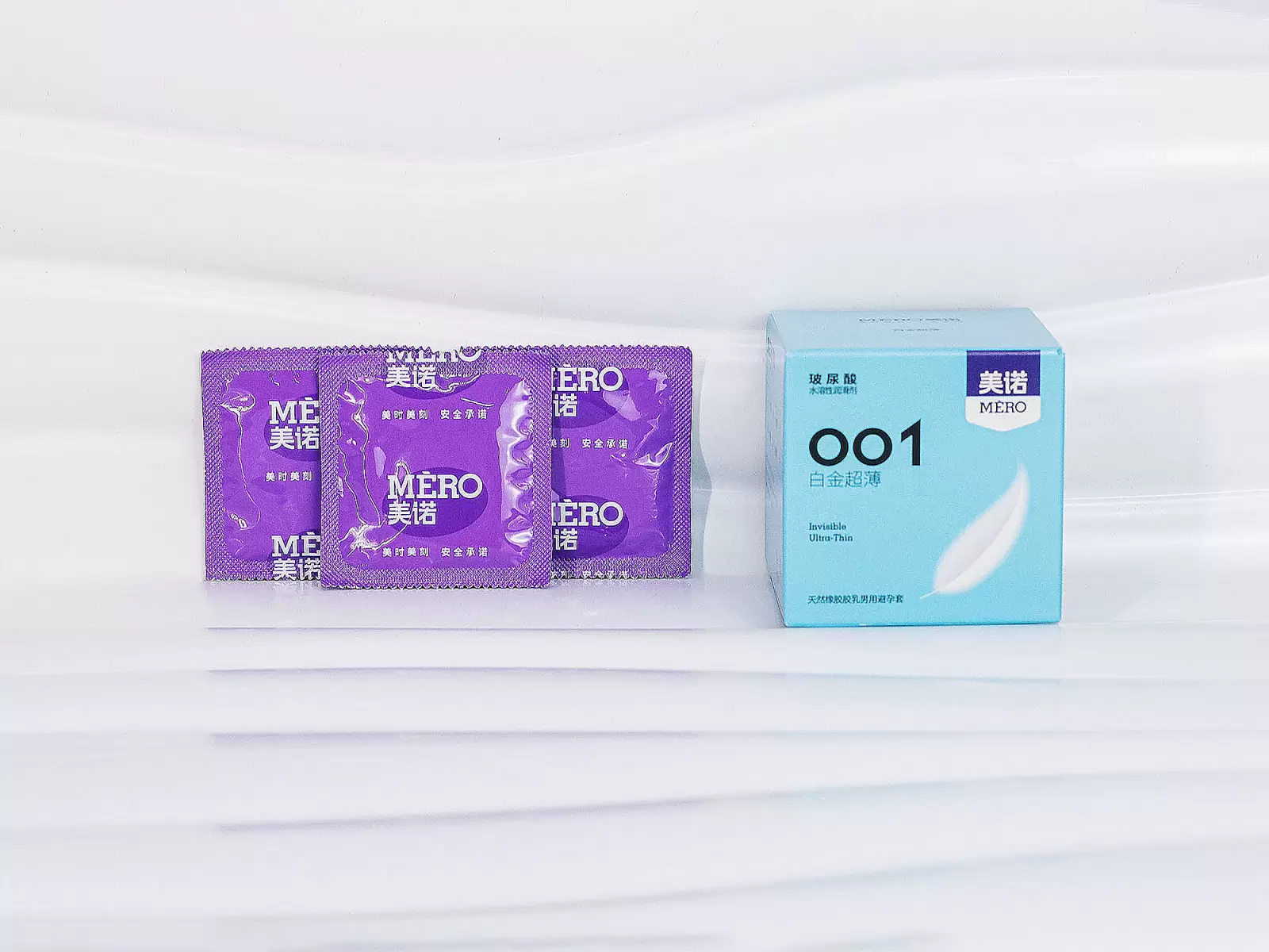 Bao cao su MERO 001 si&ecirc;u mỏng, si&ecirc;u ch&acirc;n thật